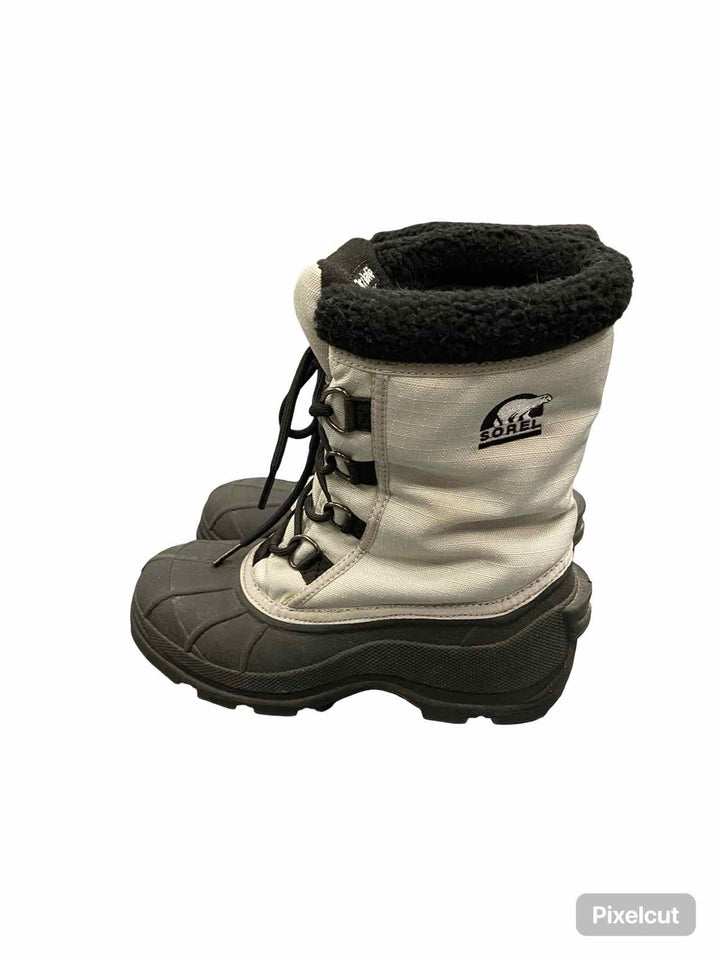 Sorel Shoe Size 8 Grey Black Insulated Boots(Ankle)