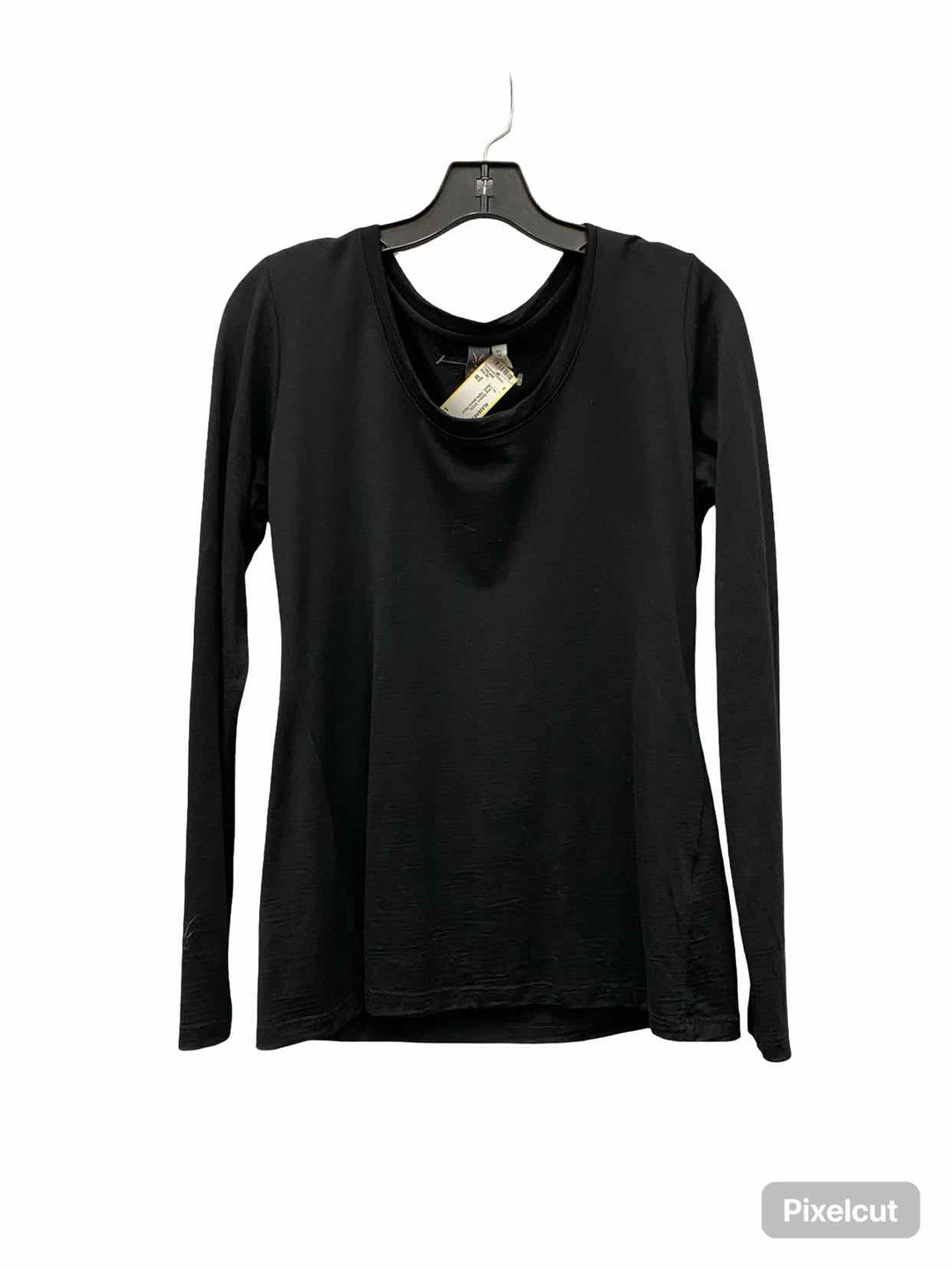 ibex Size M Black 100% Merino Wool Long Sleeve Shirts
