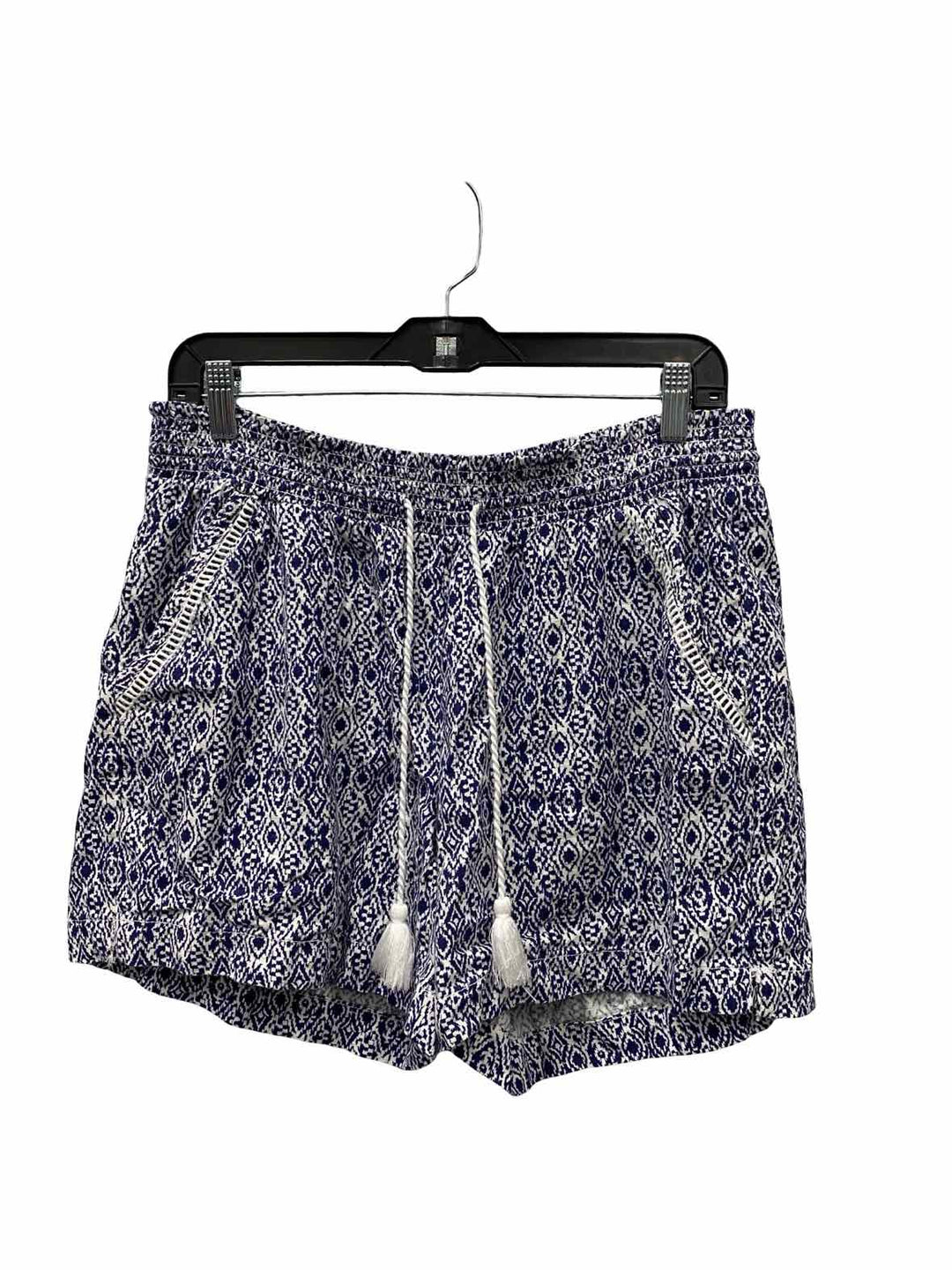 BRIGGS Size L Blue White Shorts