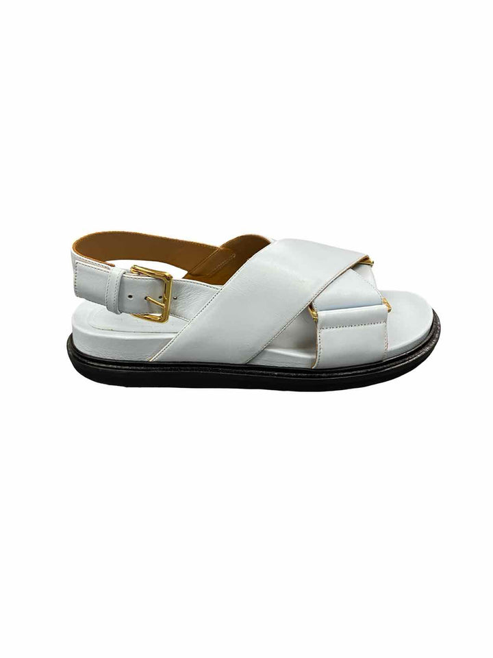 Marni Shoe Size 38 Baby Blue Leather Sandals