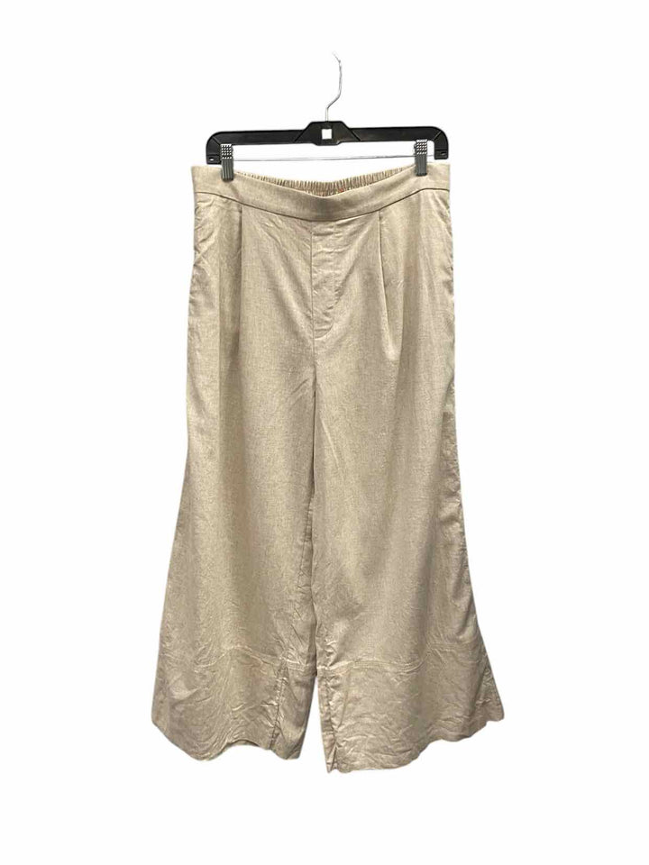 Banana Republic Size M Tan Linen Blend Pants