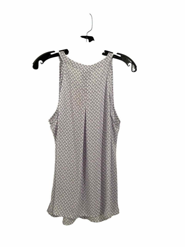 Cabi Size M White Purple Tank Top