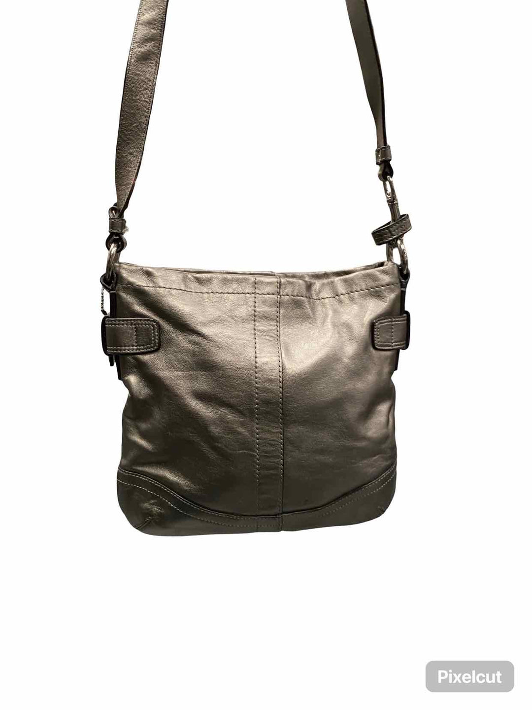 COACH Silver Shoulder Bag Purse