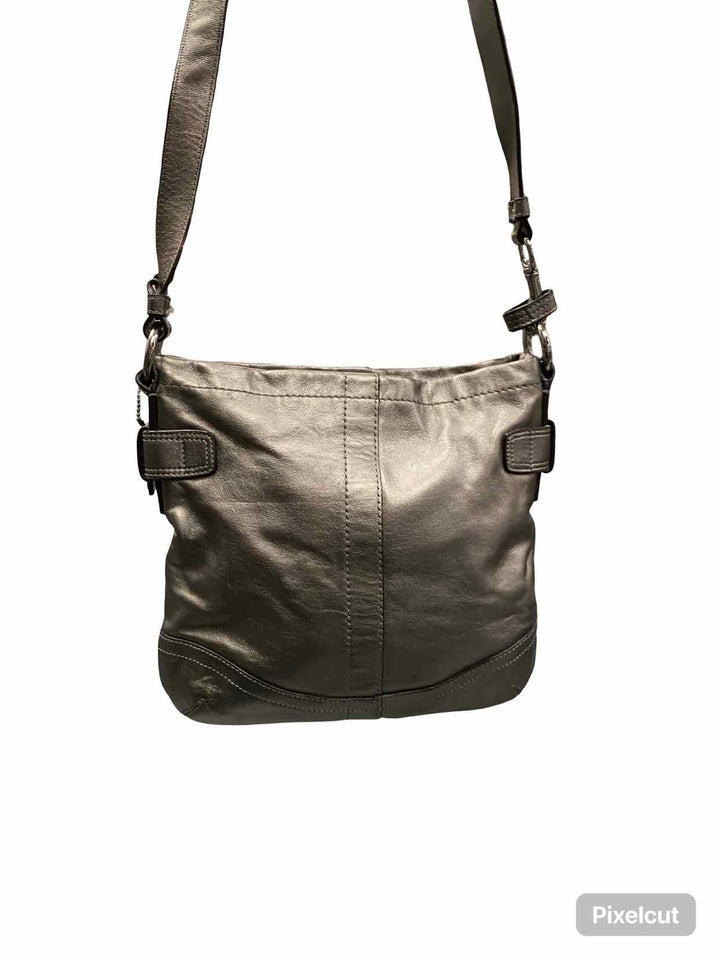 COACH Silver Shoulder Bag Purse