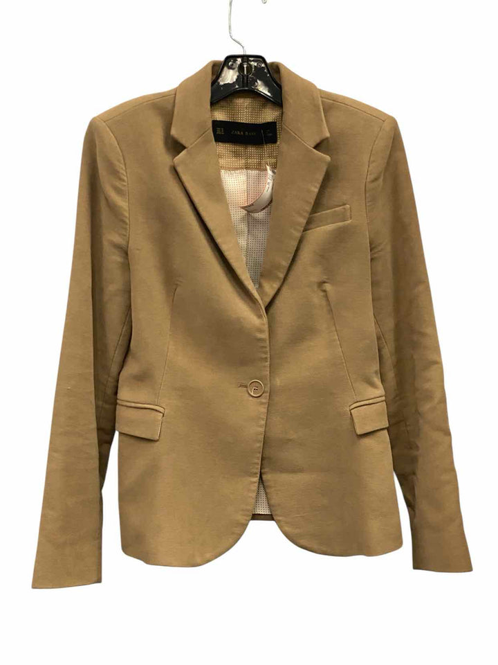Zara Basic Size M Brown Blazer