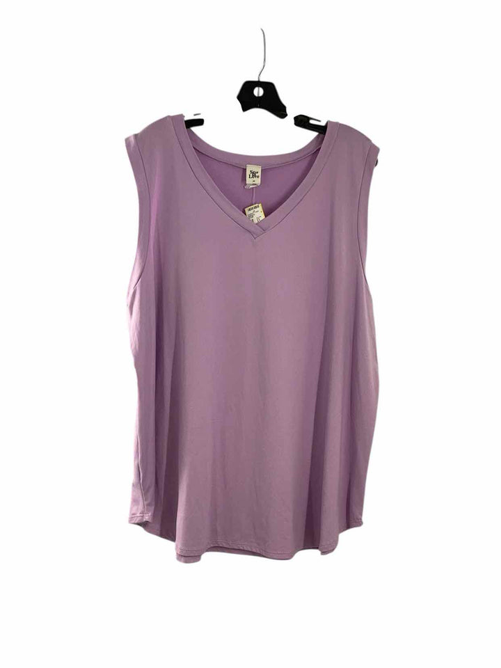 Sew in Love Size 3X Purple Tank Top