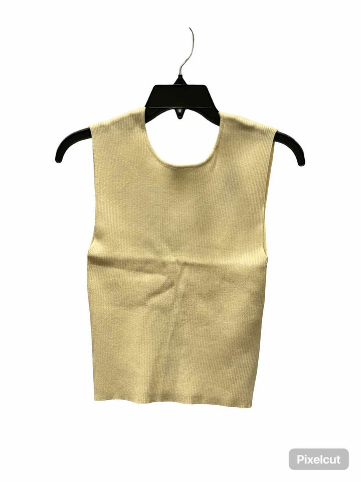Express Size M Cream Tank Top