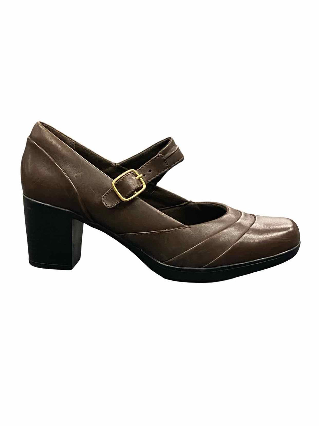 Clarks Shoe Size 8 Brown Leather Boots(Ankle)