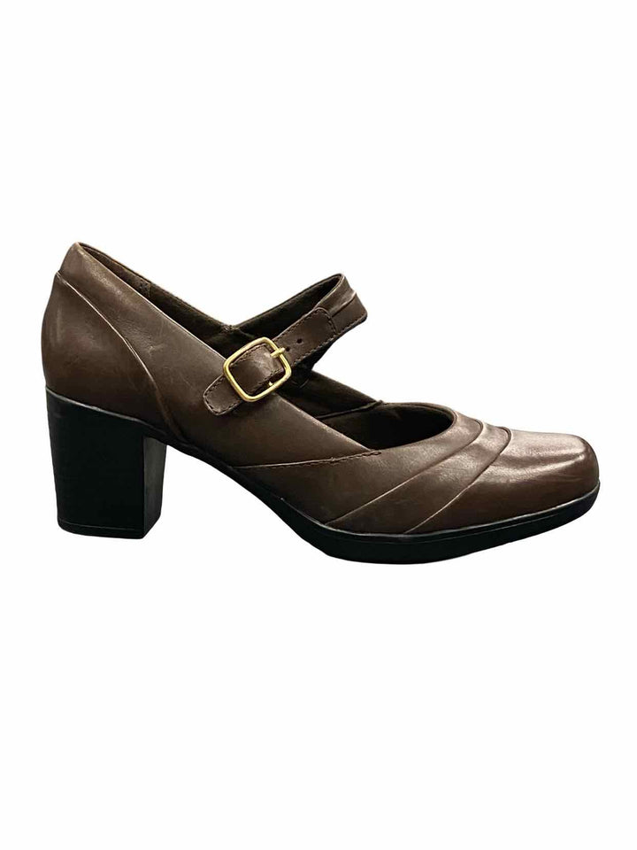 Clarks Shoe Size 8 Brown Leather Boots(Ankle)