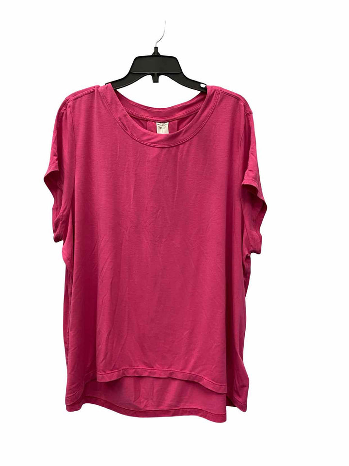 Athleta Size XL Pink Short Sleeve Shirts