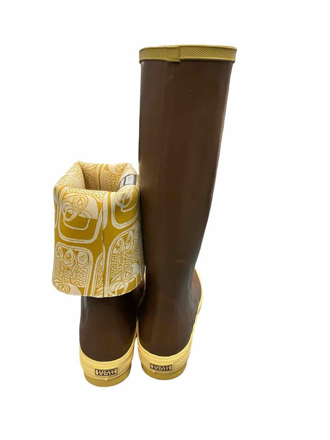 XtraTuf Shoe Size 6 Brown Yellow Salmon Sisters Boots(knee)