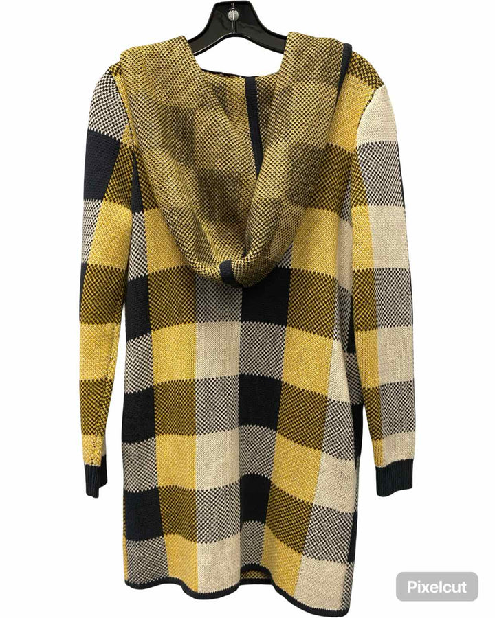 Cabi Size XS Yellow white & blue Checkered Jacket (Outdoor)