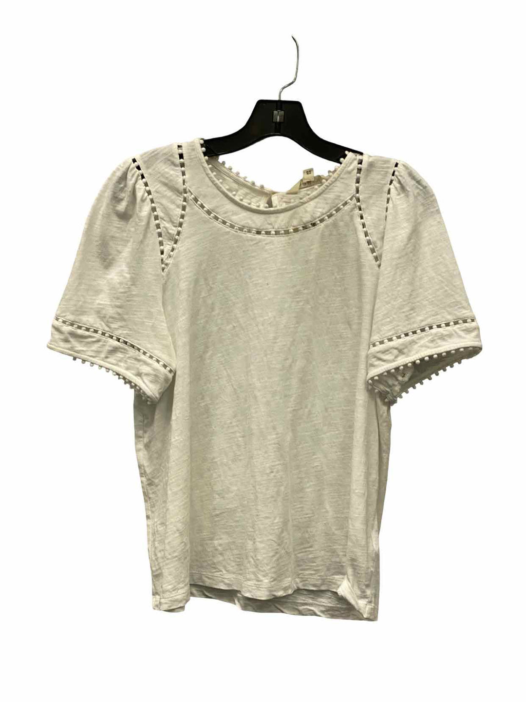 Boden Size 8 White Short Sleeve Shirts