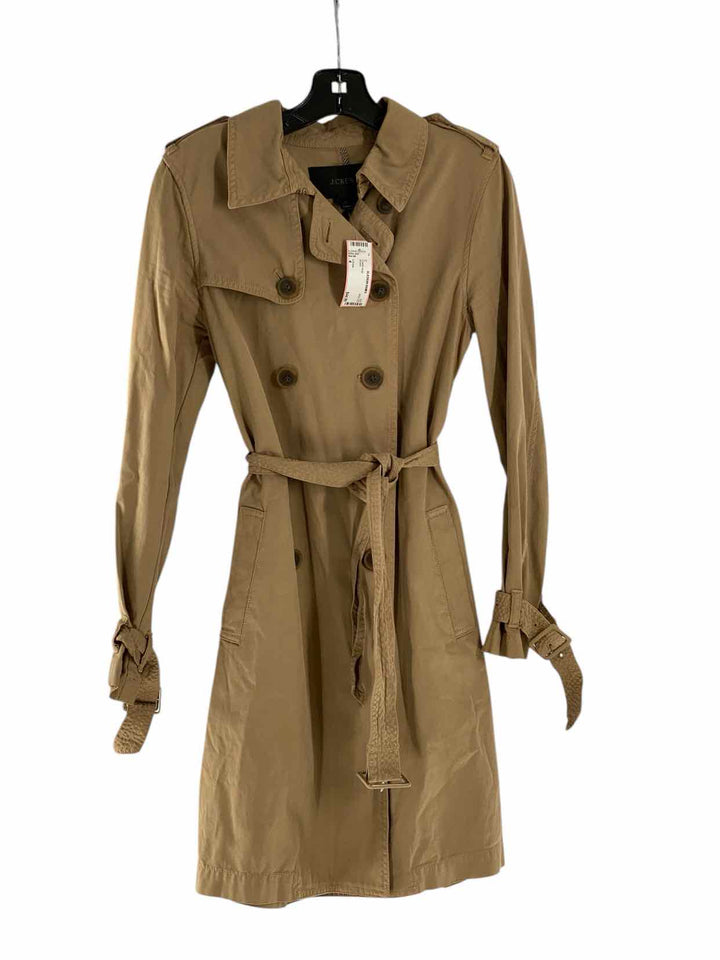 J Crew Size 4 Brown Coat(Long)