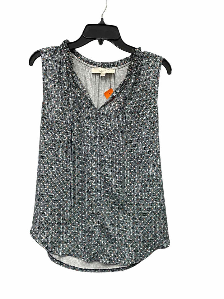 Loft Size S Green Tank Top