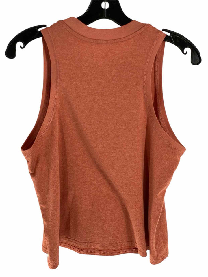 Vuori Size M Orange Athletic Tank Top