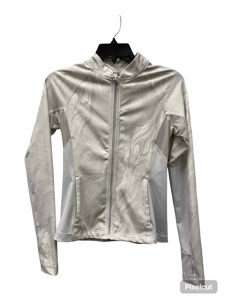 Abercrombie & Fitch Size S Gray Print Athletic Jacket
