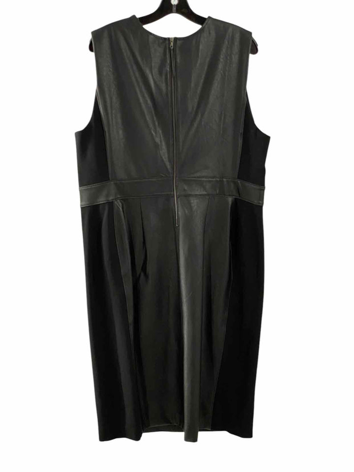 Spanx Size 1X Black Leather Dress