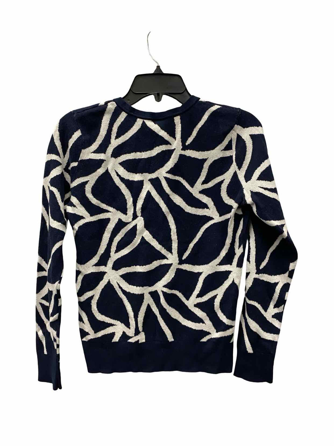 Ann Taylor Size S Navy White Long Sleeve Shirts