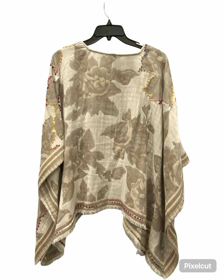 Pure Jill Size M/L Beige Multi 100% cotton Jacket