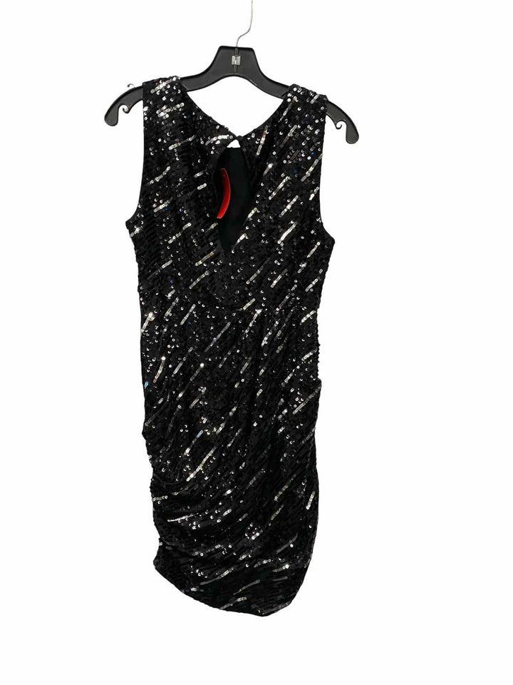 Alice & Olivia Size M Black Sequin Dress