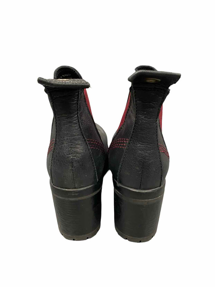 Bueno Shoe Size 37 Black Leather Chelsea Boots(Ankle)