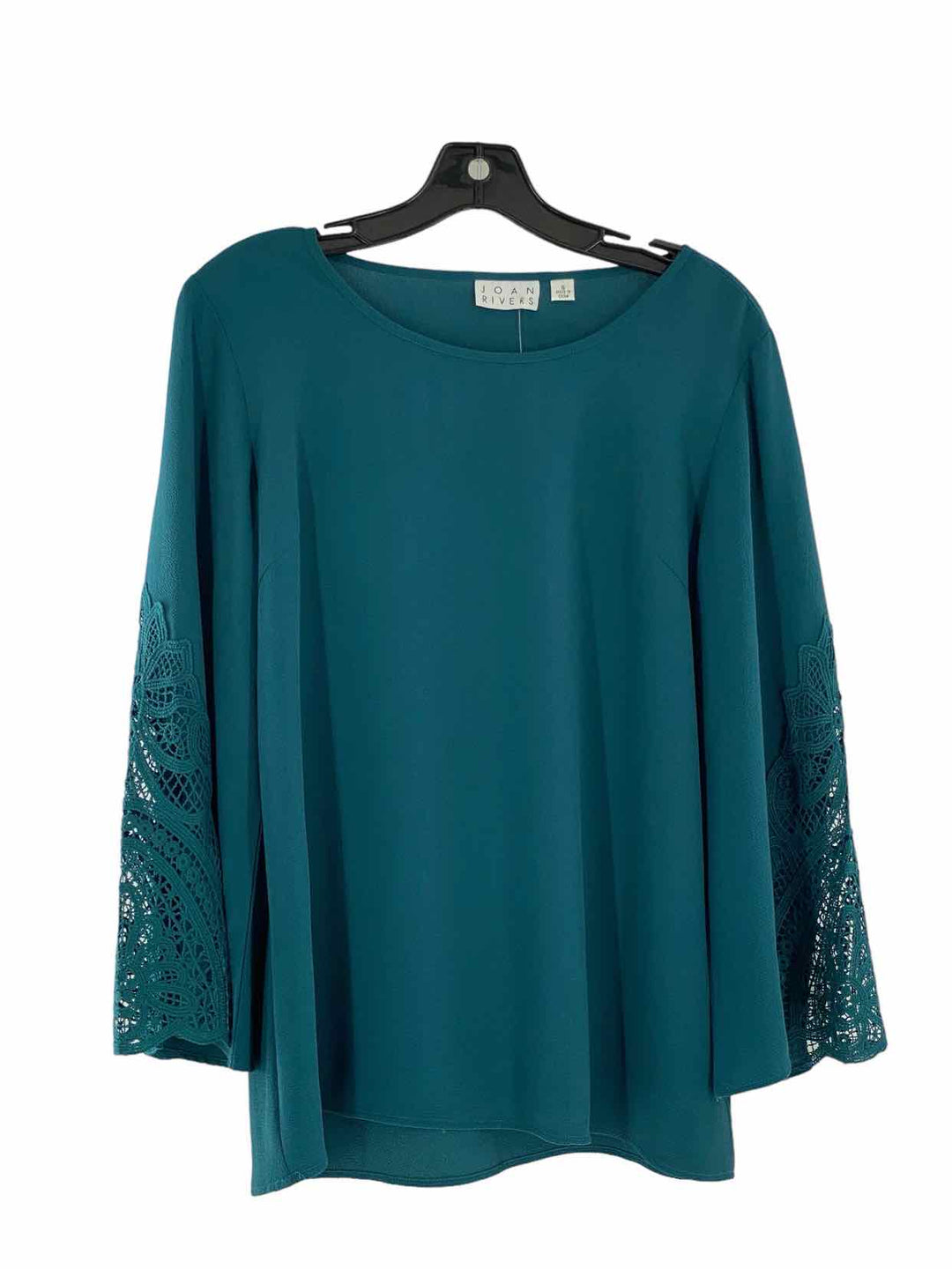 Joan Rivers Size S Turquoise Long Sleeve Shirts