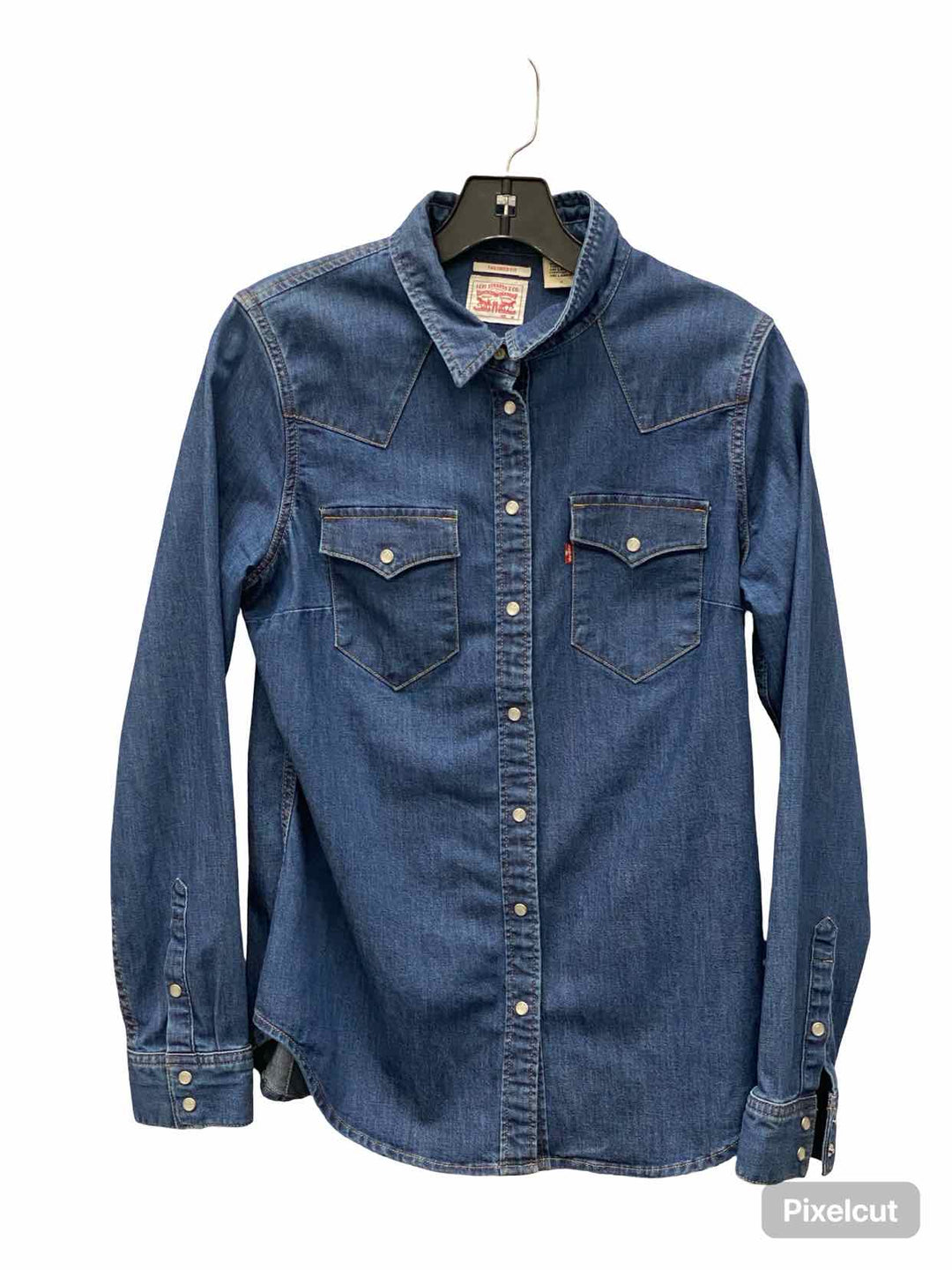 Levi's Size M Blue Long Sleeve Shirts