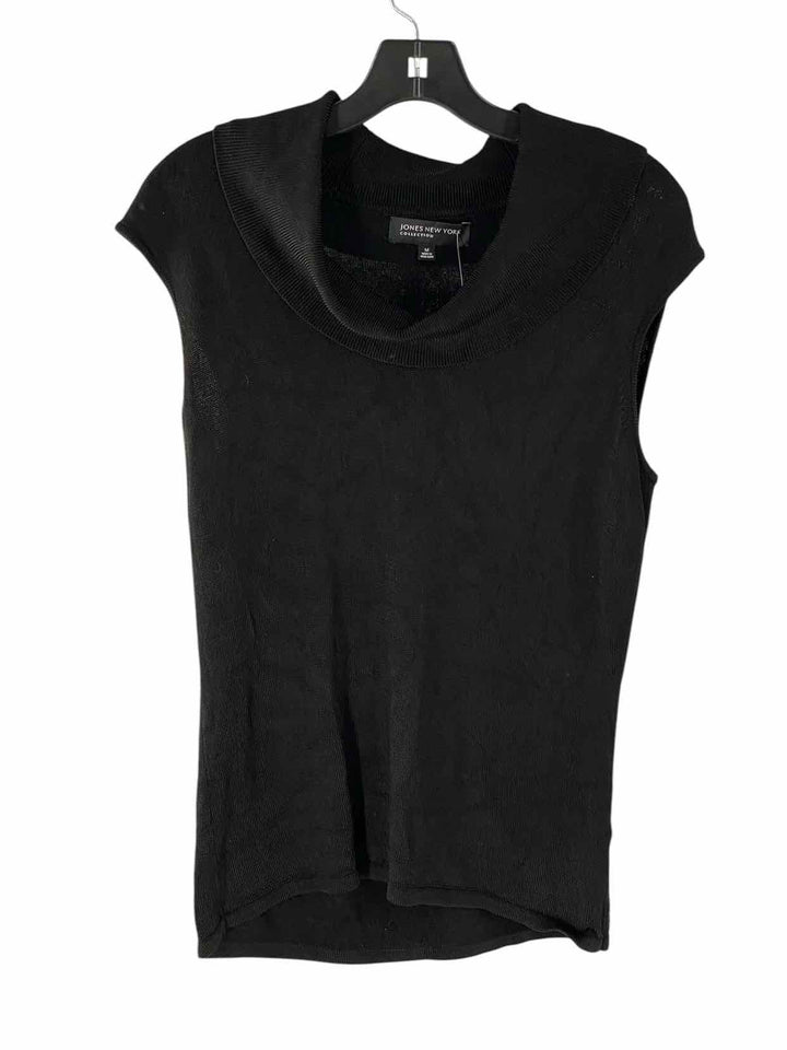 Jones New York Size M Black Ribbed Tank Top