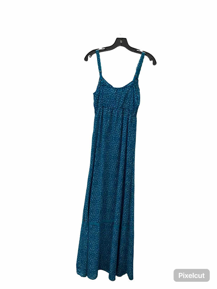 O'Neill Size XS Teal White Dots Dress