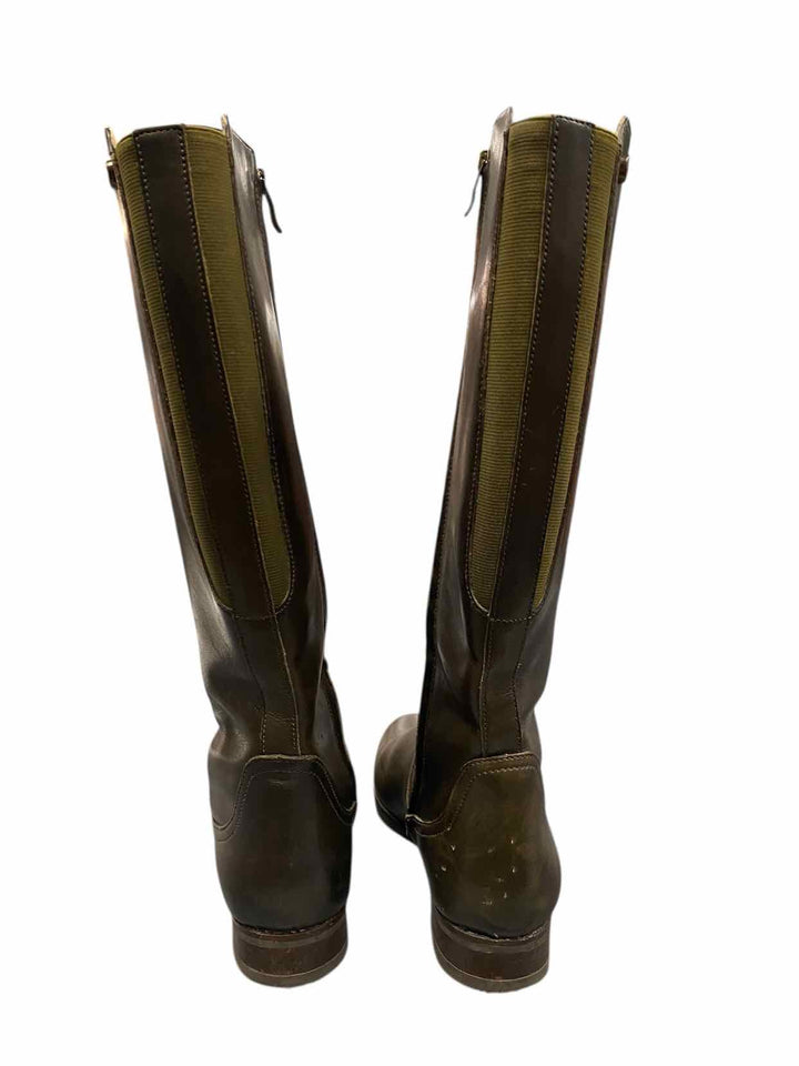 Bussola Shoe Size 38 Green Boots(knee)