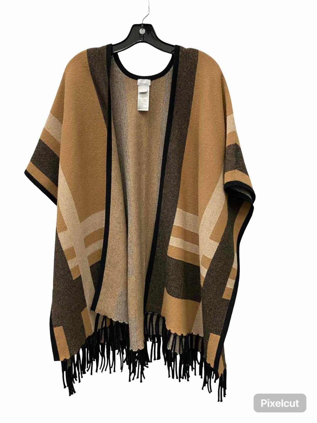 Chico's Size S/M Black Brown Sweater