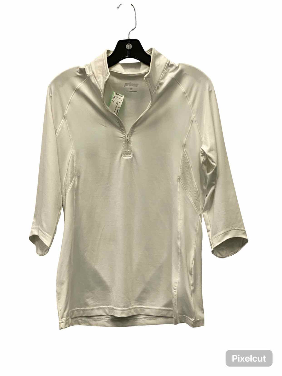 Prince Size M White Athletic Long Sleeve