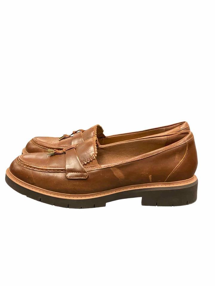 Clarks Shoe Size 10 Brown Leather Westlynn Bella Loafers