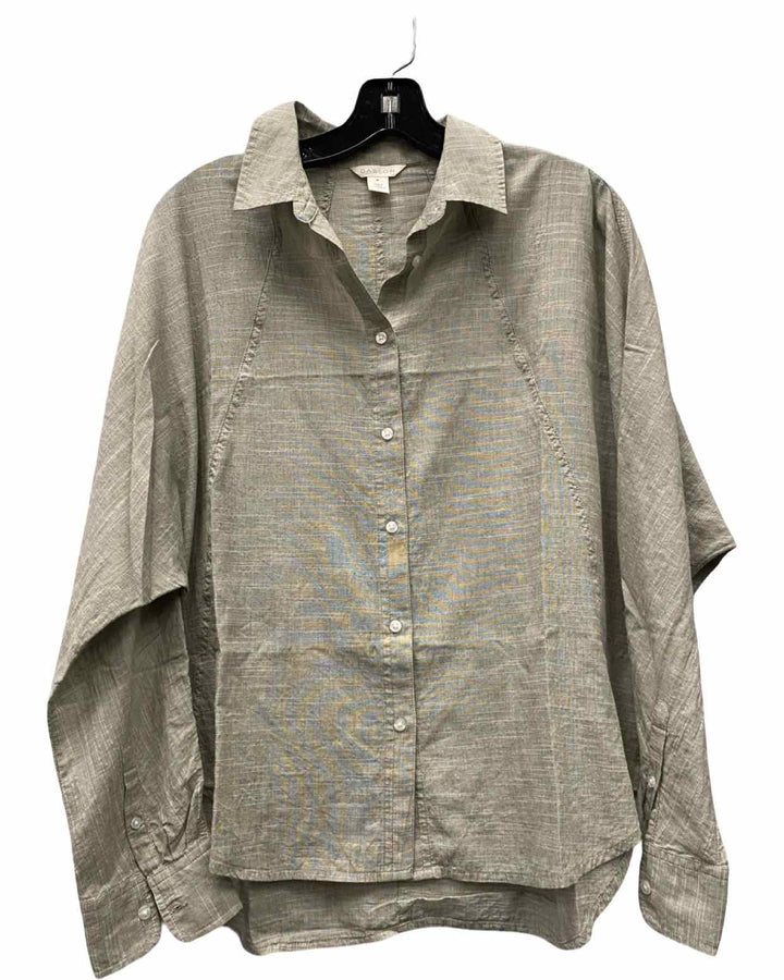Caslon Size M Grey 100% cotton Long Sleeve Shirts