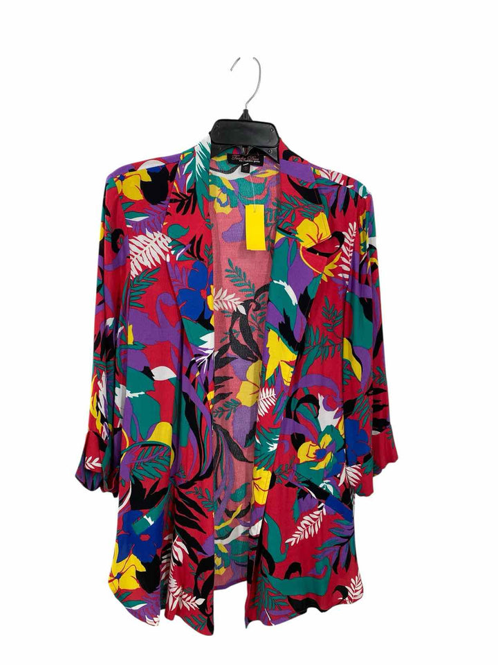 Trashy Diva by Candice Gwinn Size S Multi-Color Print Blazer