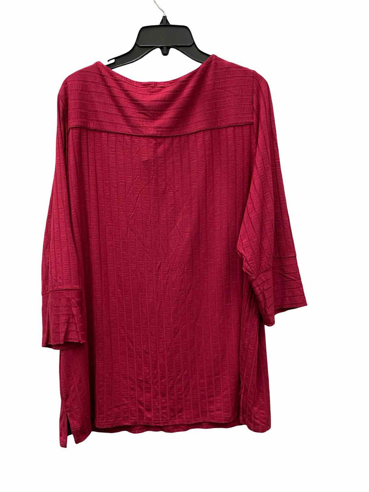Chico's Size XL Red Long Sleeve Shirts