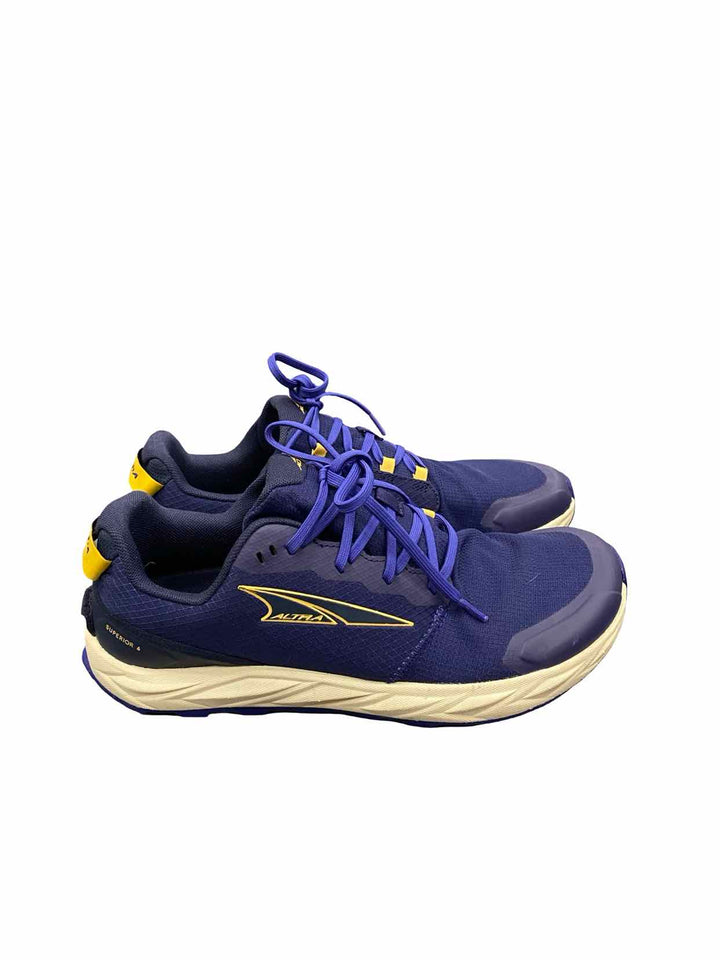 Altra Shoe Size 10.5 Navy Yellow Superior 6 Sneakers