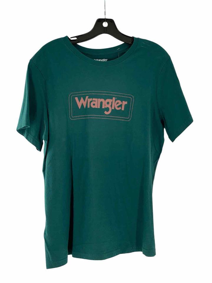 Wrangler Size XL Green Short Sleeve Shirts