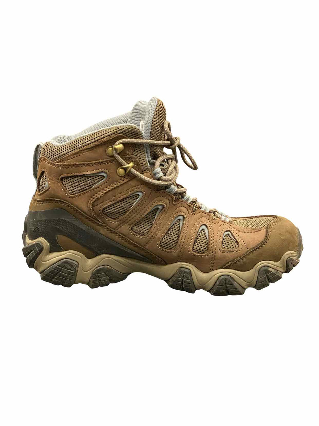 Oboz Shoe Size 10 Brown Grey Leather Hiking Sawtooth II Boots(Ankle)