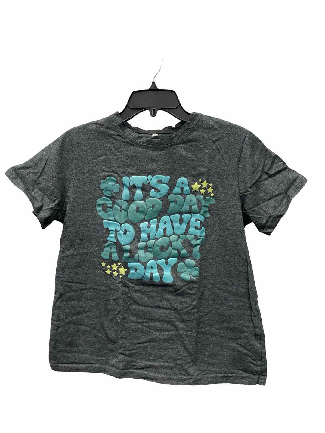 Unknown Brand Size M Grey Green Short Sleeve Shirts