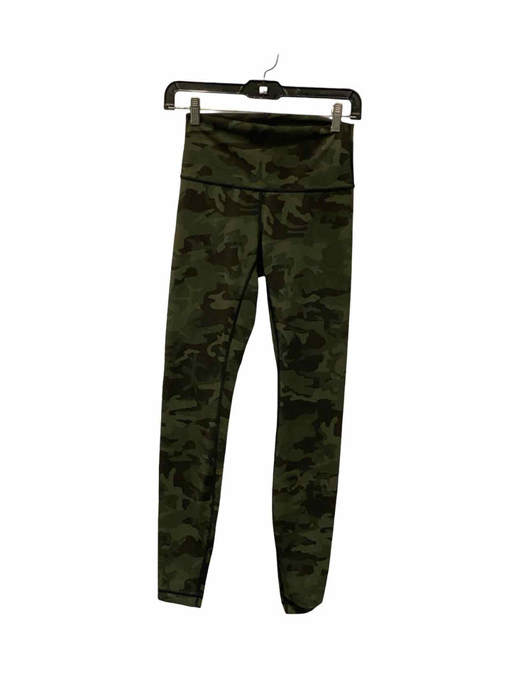 Lululemon Size S Green camo print Athletic Pants