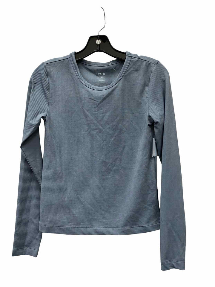 FLX Size M Blue Athletic Long Sleeve
