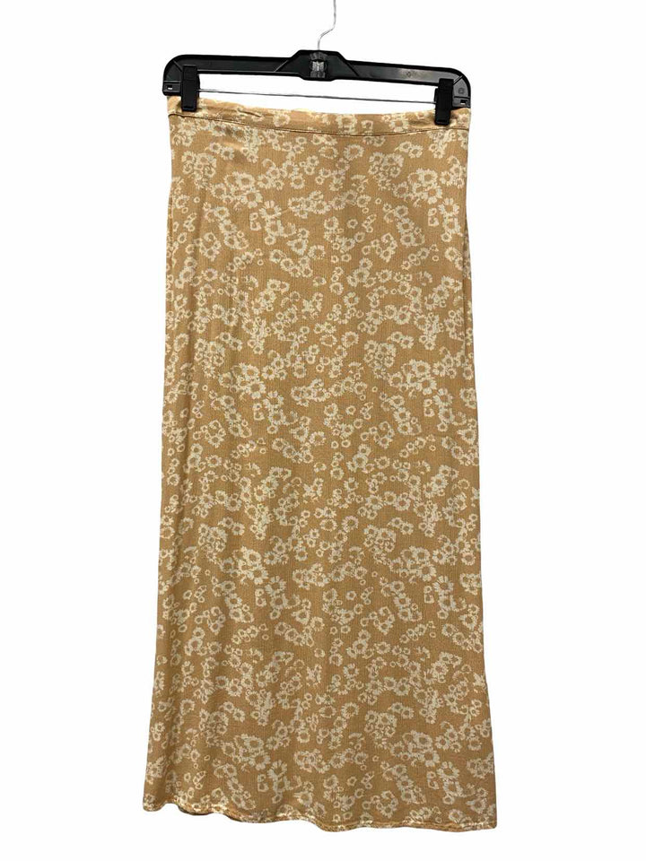 Ripcurl Size M Yellow Floral Skirt