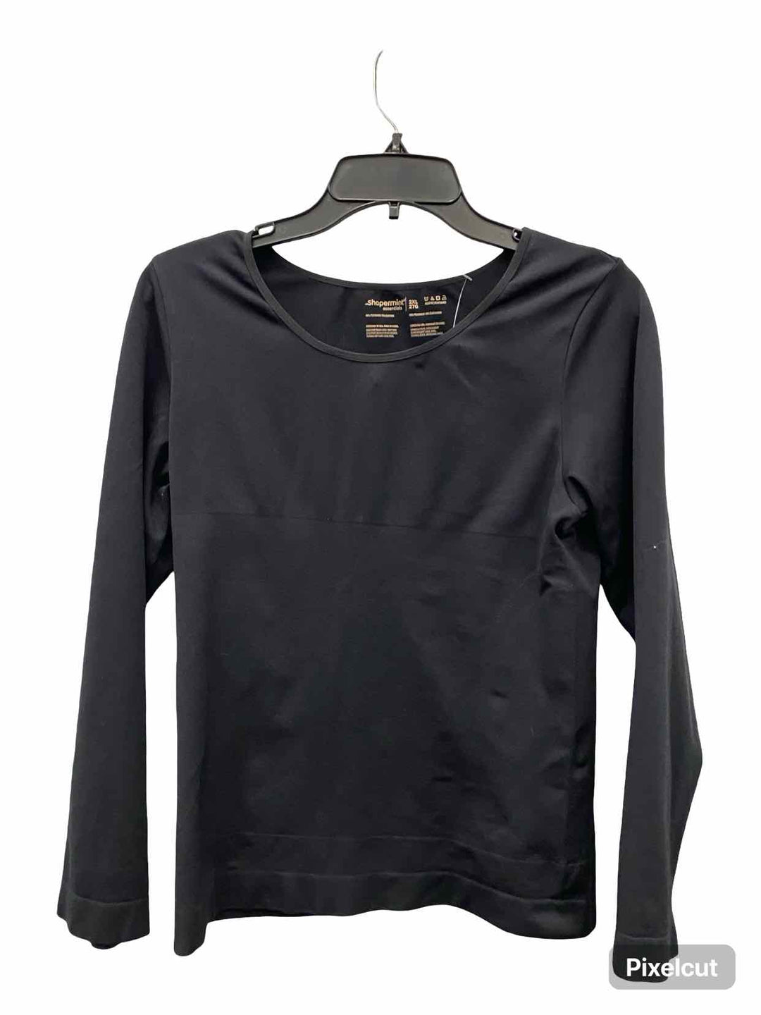 Shapermint Size 2XL Black Long Sleeve Shirts