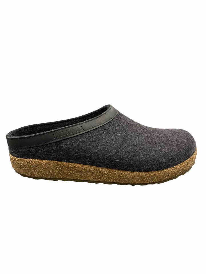 Haflinger Shoe Size 41 Charcoal Felt NWT Grizzly Wool Clogs