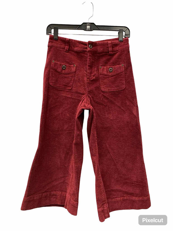 Sundance Size 2 Red Corduroy Pants