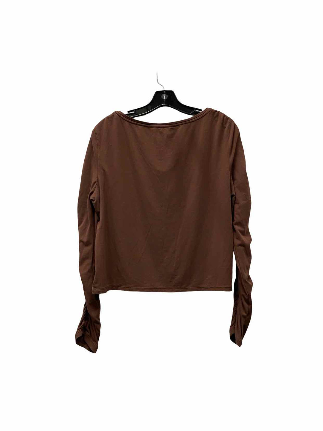 Athleta Size L Brown Long Sleeve Shirts