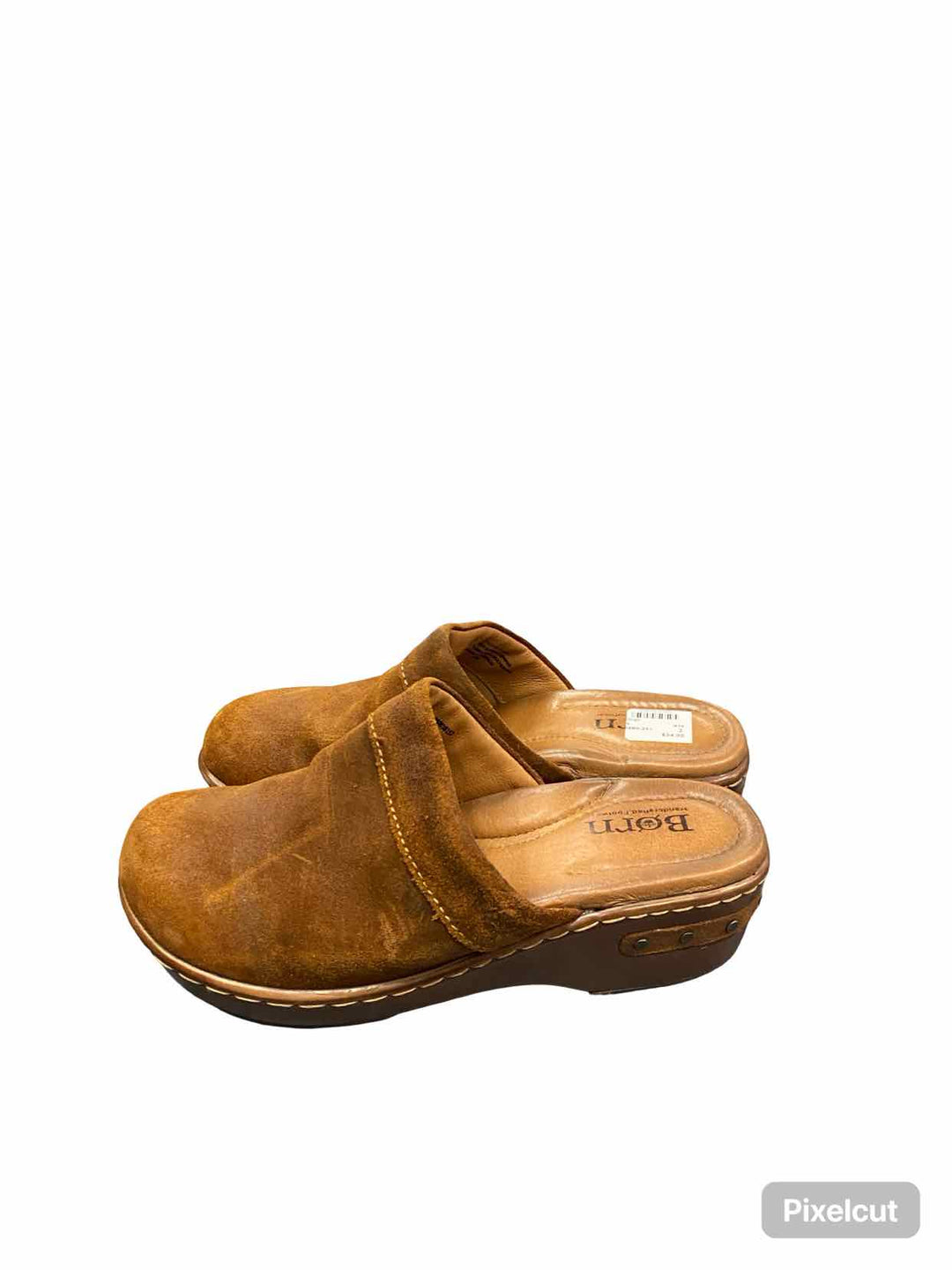 Born Shoe Size 6 Brown Bandy Clogs