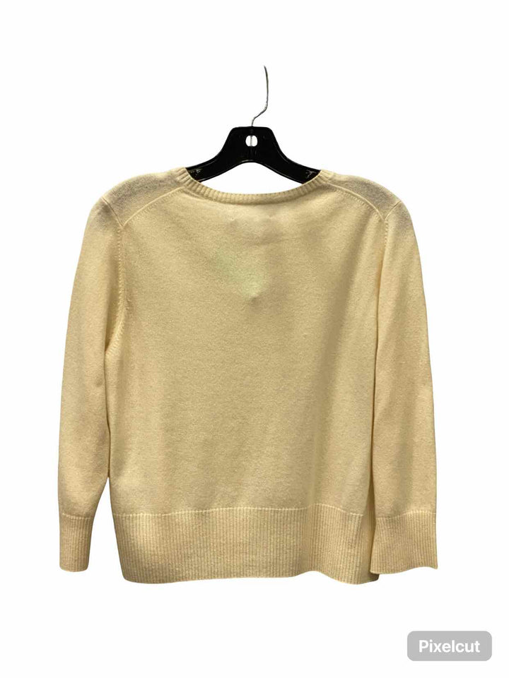 Pure Collection Size 12 Cream 100% cashmere Sweater
